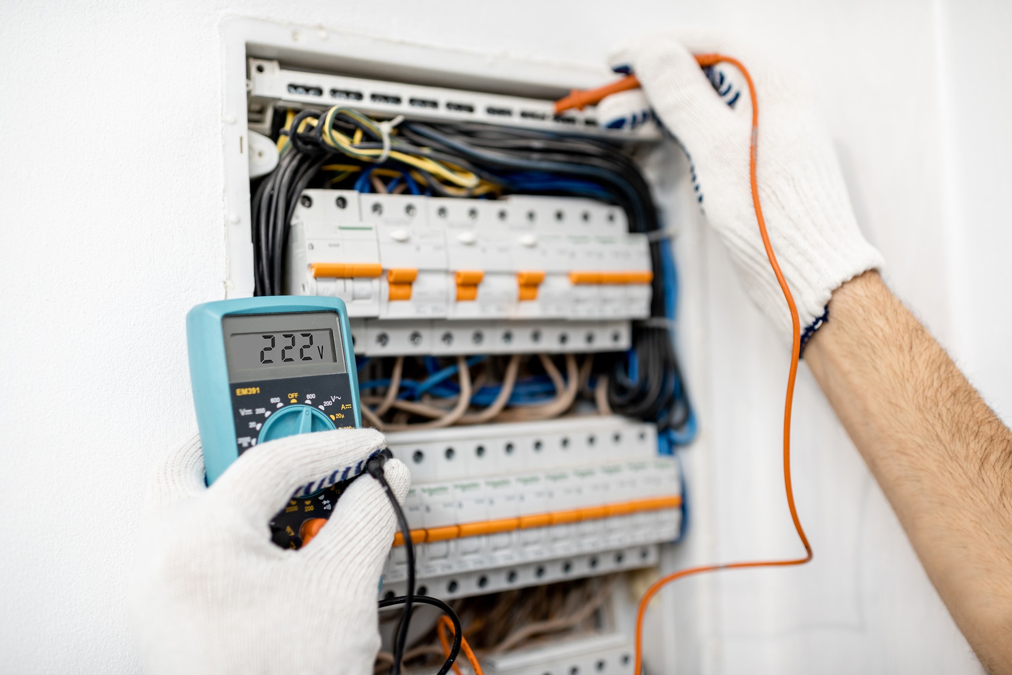 Installing or repairing electrical panel